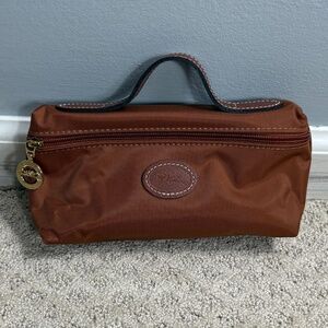 Longchamp | Le Pliage Nylon Cosmetics Case (Cognac)